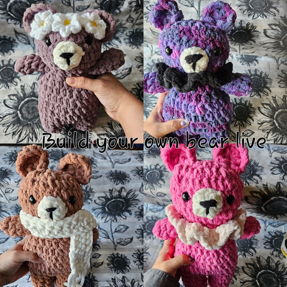 Crochet Bear, Build Yours Live